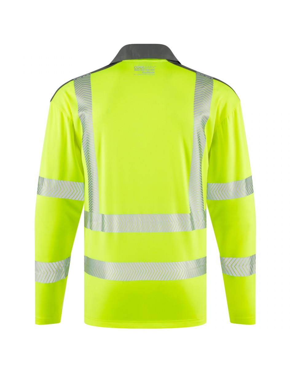 Georgeeham Coolmax Long Sleeve Polo Shirt Leo Workwear