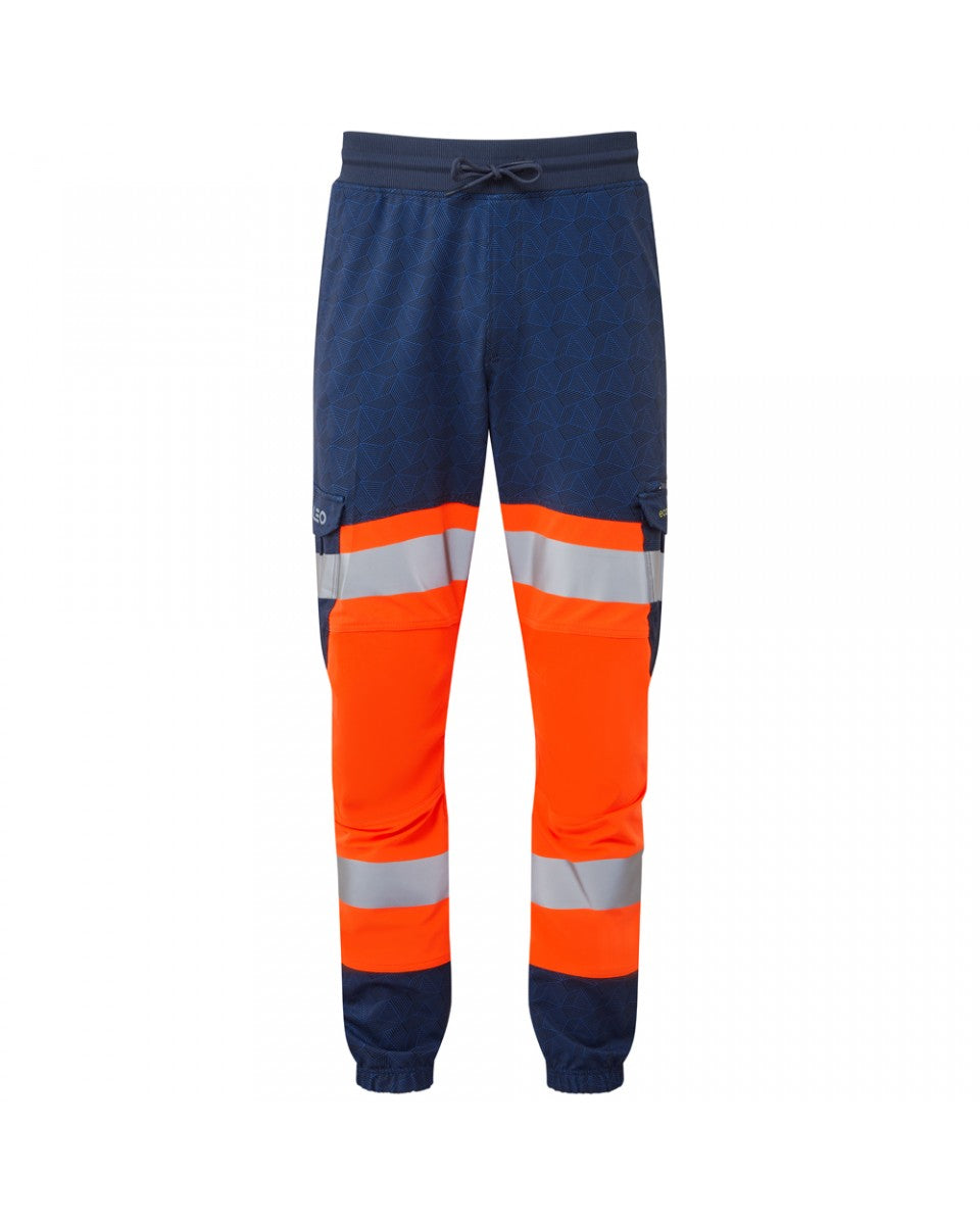 Hawkridge Dual Colour Stretch Jogger Trouser - Hi-Vis Trousers