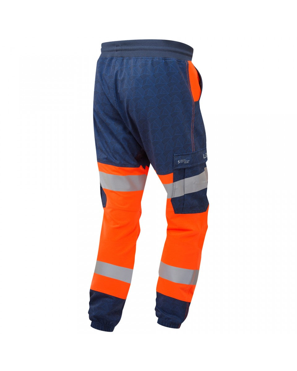Hawkridge Dual Colour Stretch Jogger Trouser - Hi-Vis Trousers