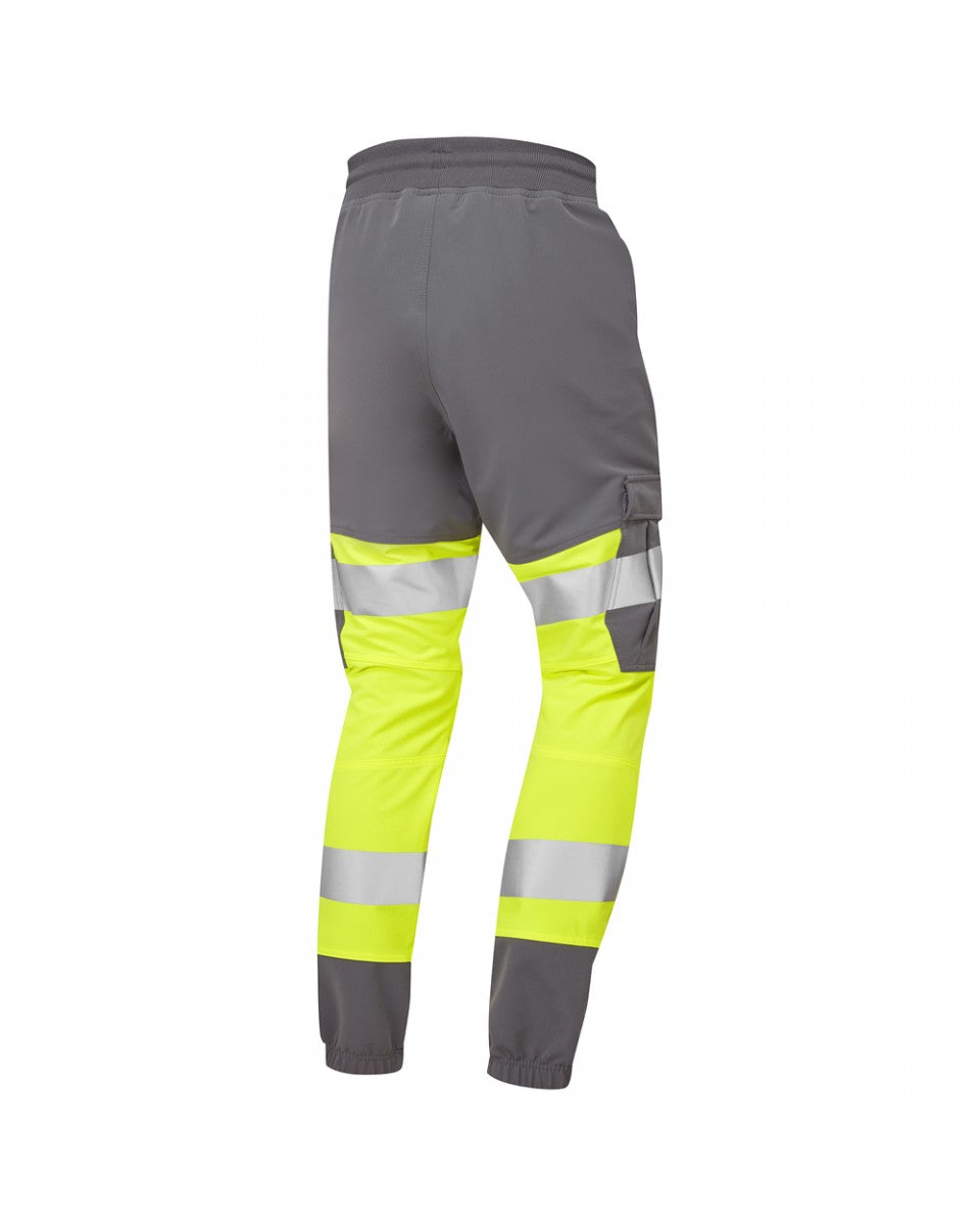 Hawkridge Dual Colour Stretch Jogger Trouser - Hi-Vis Trousers