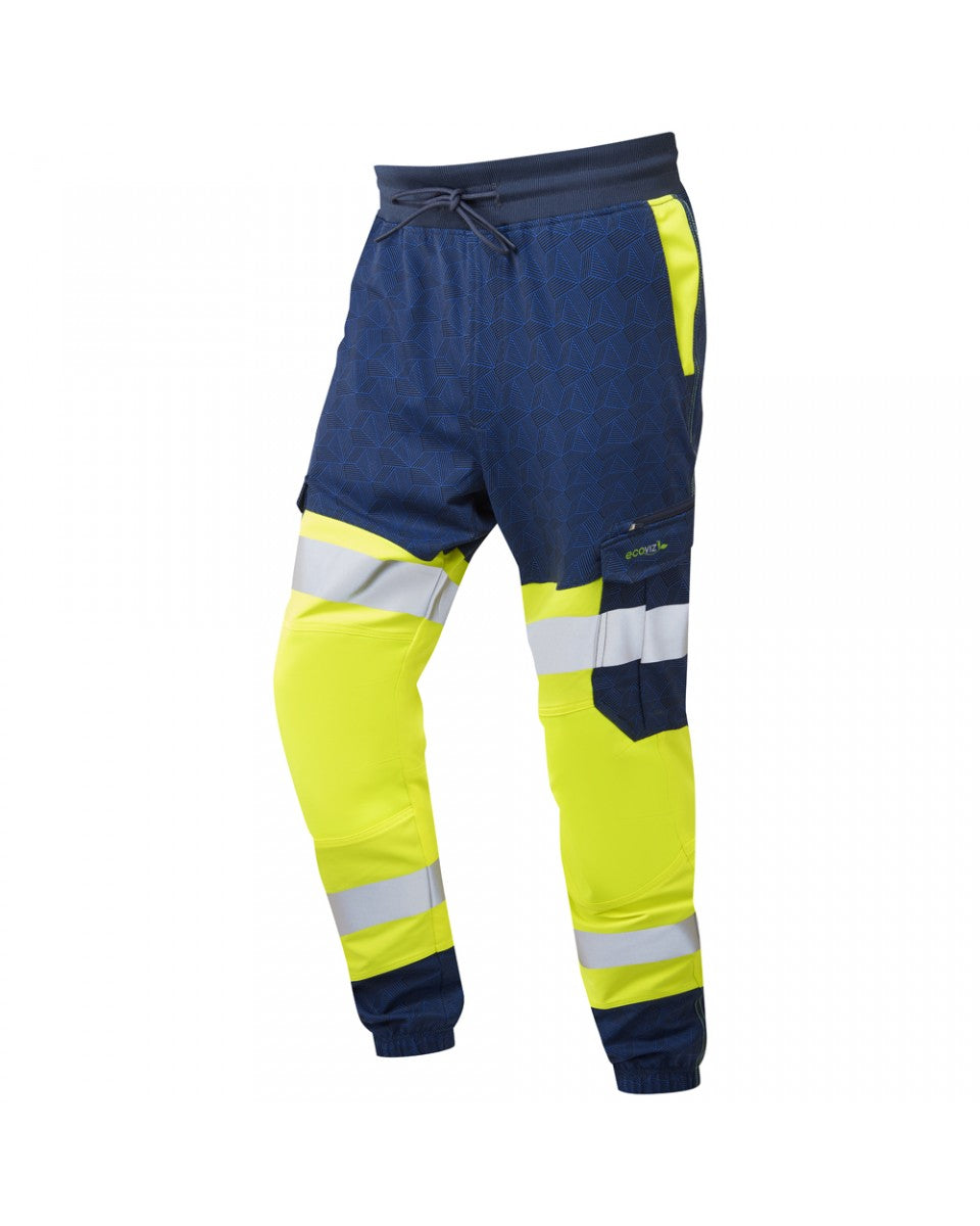 Hawkridge Dual Colour Stretch Jogger Trouser - Hi-Vis Trousers