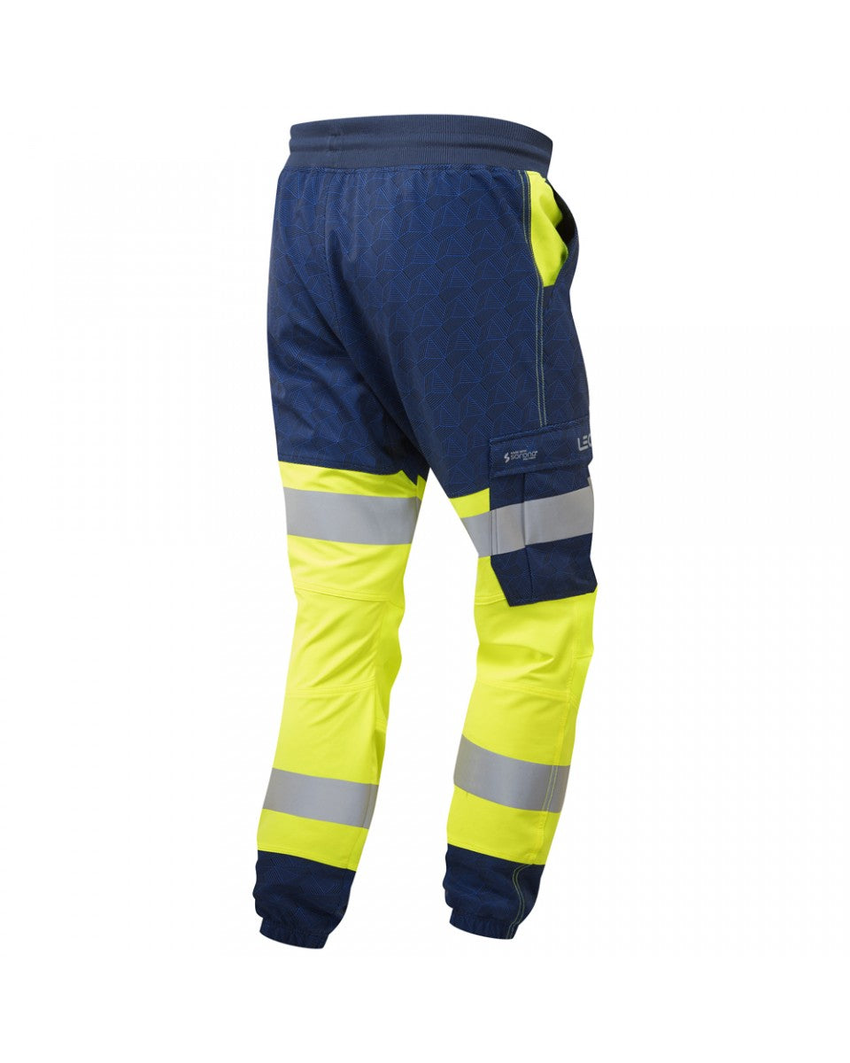 Hawkridge Dual Colour Stretch Jogger Trouser - Hi-Vis Trousers