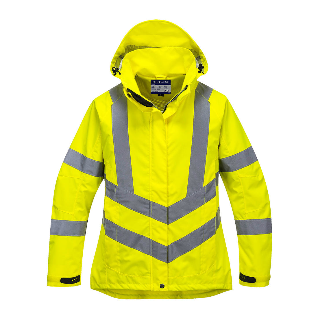 Hi-Vis Women's Breathable Rain Jacket Portwest