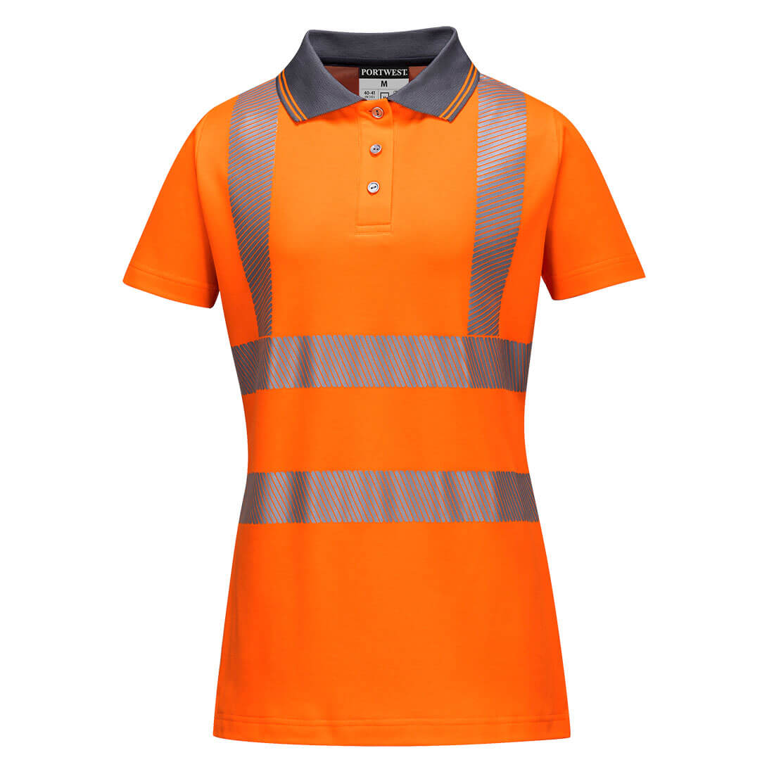 Hi-Vis Women's Cotton Comfort Pro Polo Shirt S/S Portwest