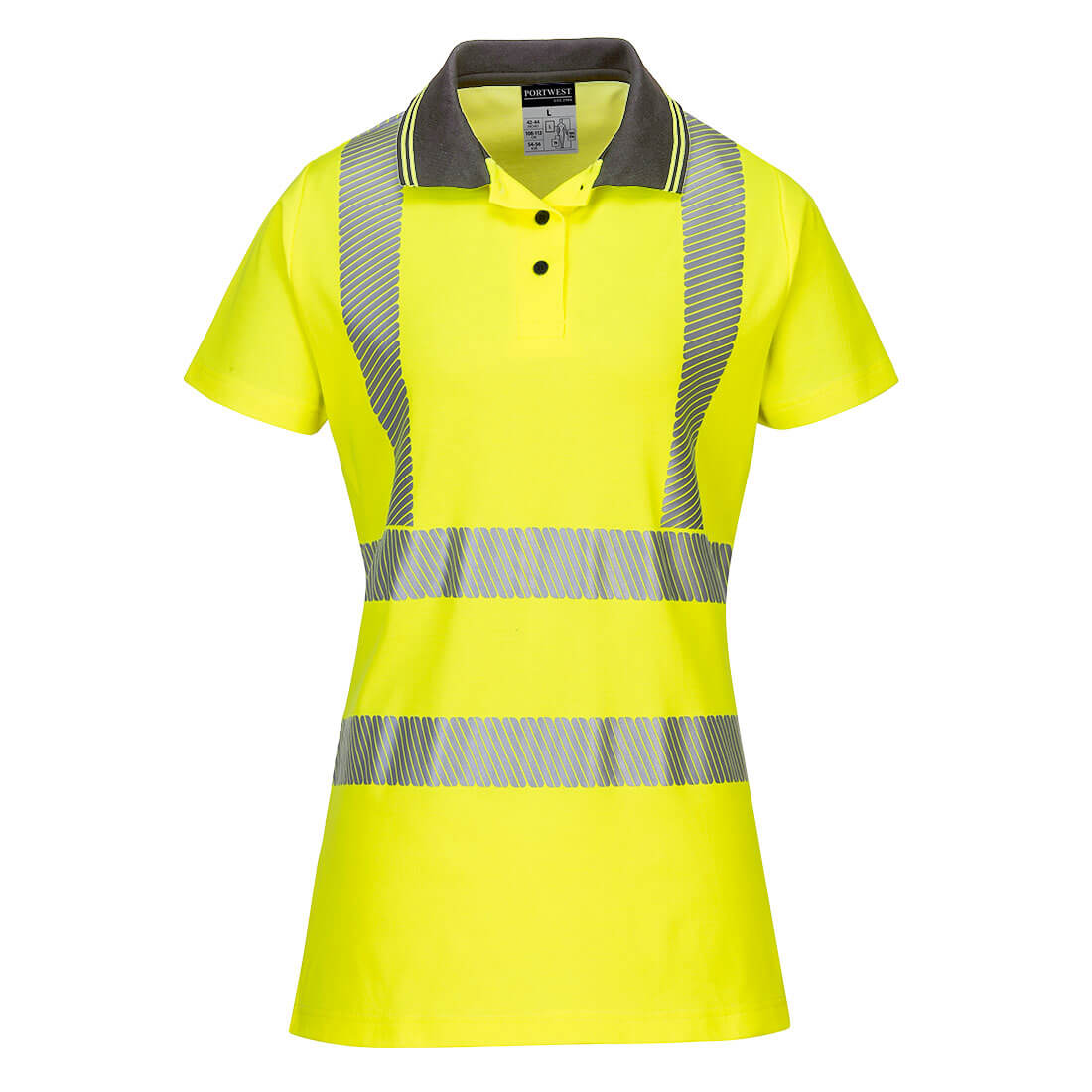 Hi-Vis Women's Cotton Comfort Pro Polo Shirt S/S Portwest