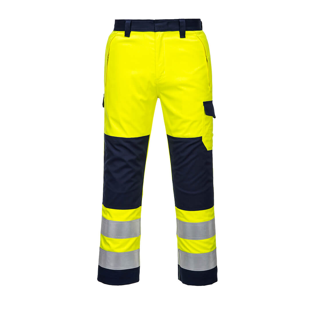 Modaflame Work Hi-Vis Multi-Norm Contast FR Trousers - Hi-Vis Trousers