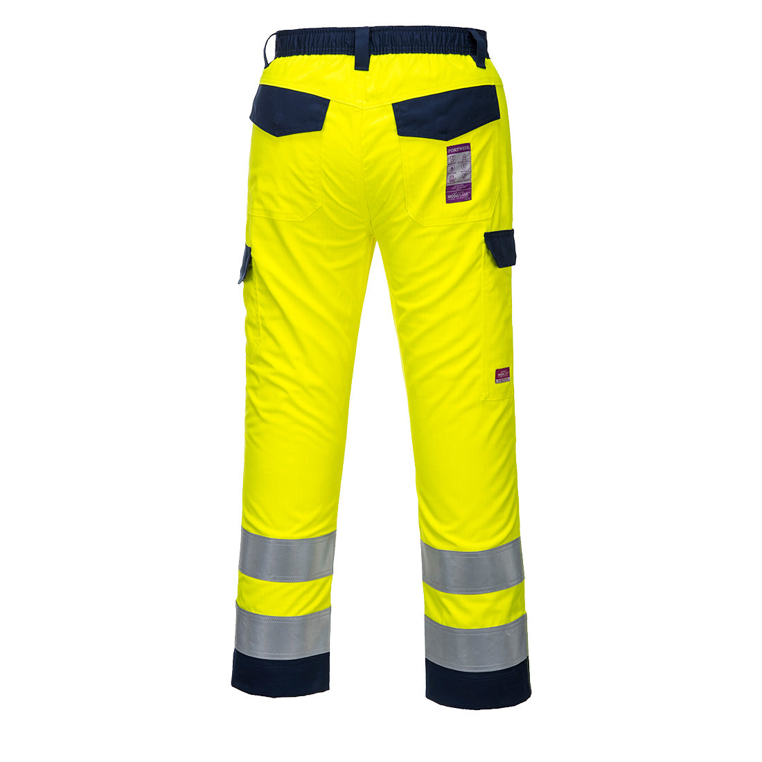 Modaflame Work Hi-Vis Multi-Norm Contast FR Trousers - Hi-Vis Trousers