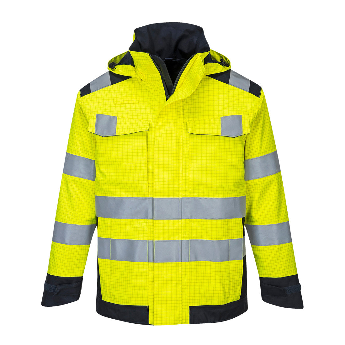 Modaflame Rain+ Hi-Vis Multi-Norm Contrast FR Jacket Portwest