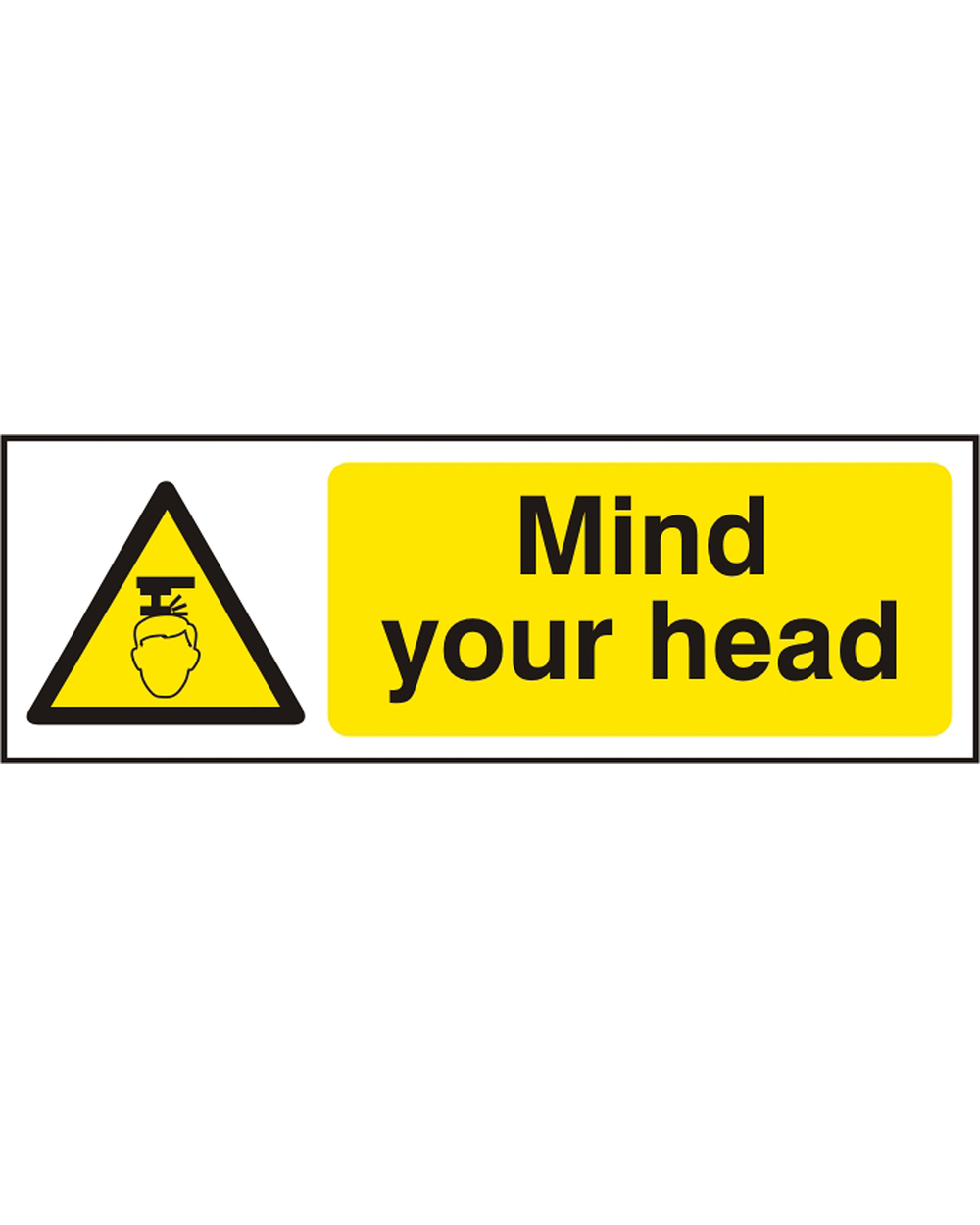 Mind Your Head Sign (Pack Of 5) Beeswift