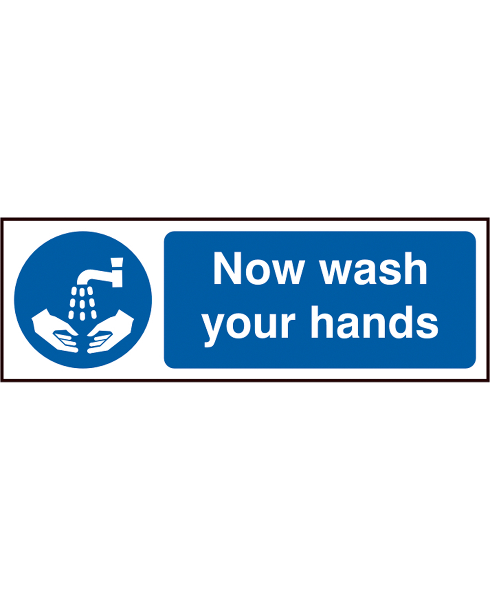 Now Wash Your Hands Sign (Box Of 5) Beeswift