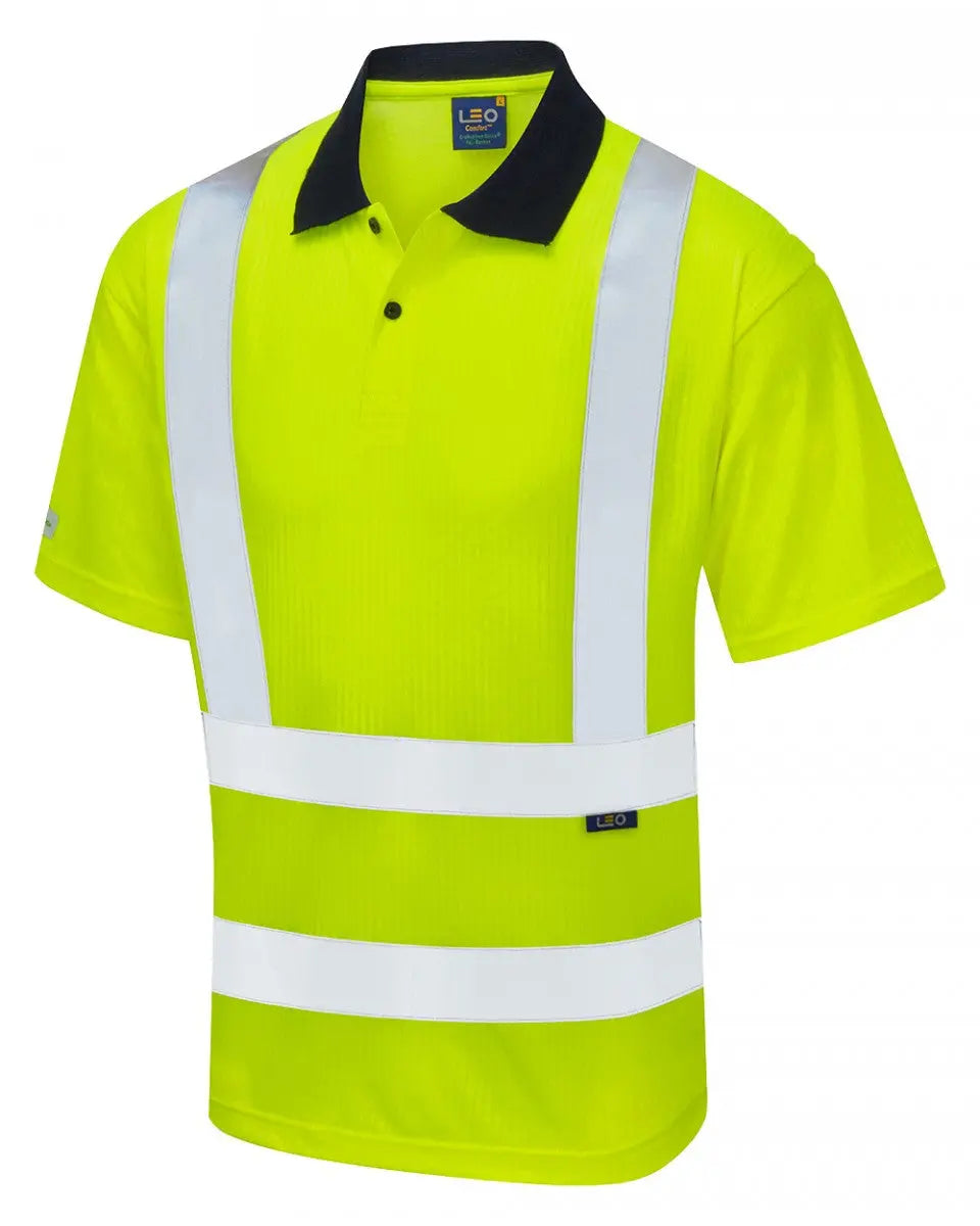 Croyde EcoViz Comfort Polo Shirt Leo Workwear