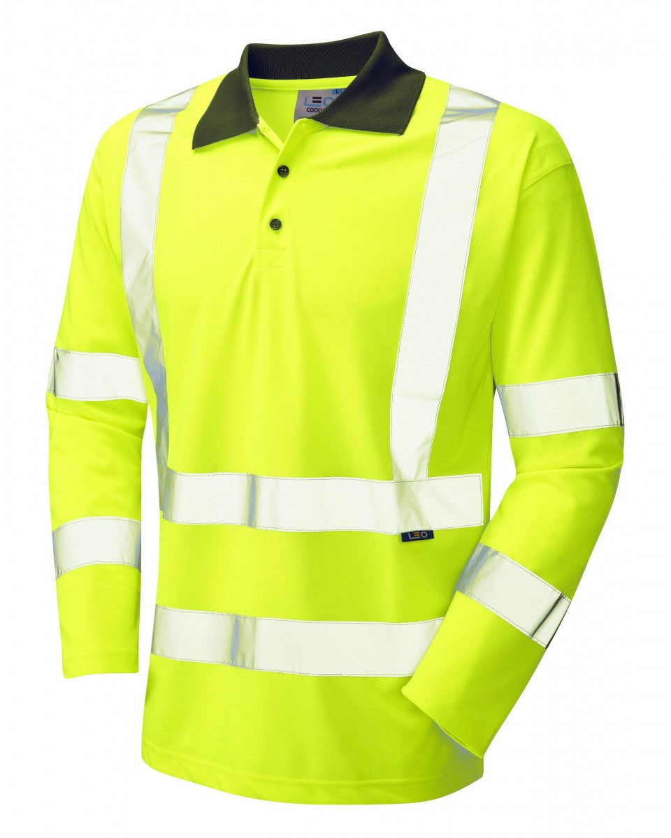 Woolsery Long Sleeve Polo Shirt Leo Workwear