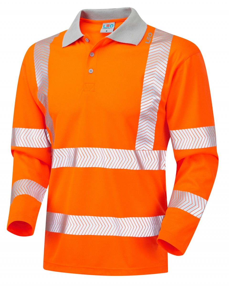 Barricane Long Sleeve Polo Shirt Leo Workwear