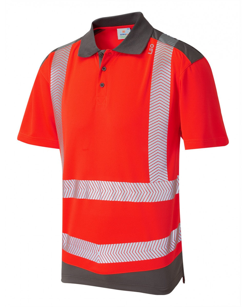 Peppercombe Dual Colour Polo Shirt Leo Workwear