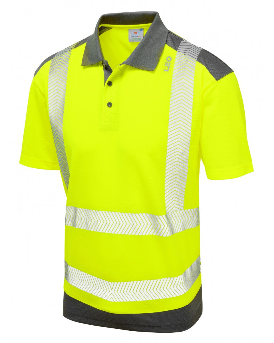 Peppercombe Dual Colour Polo Shirt Leo Workwear