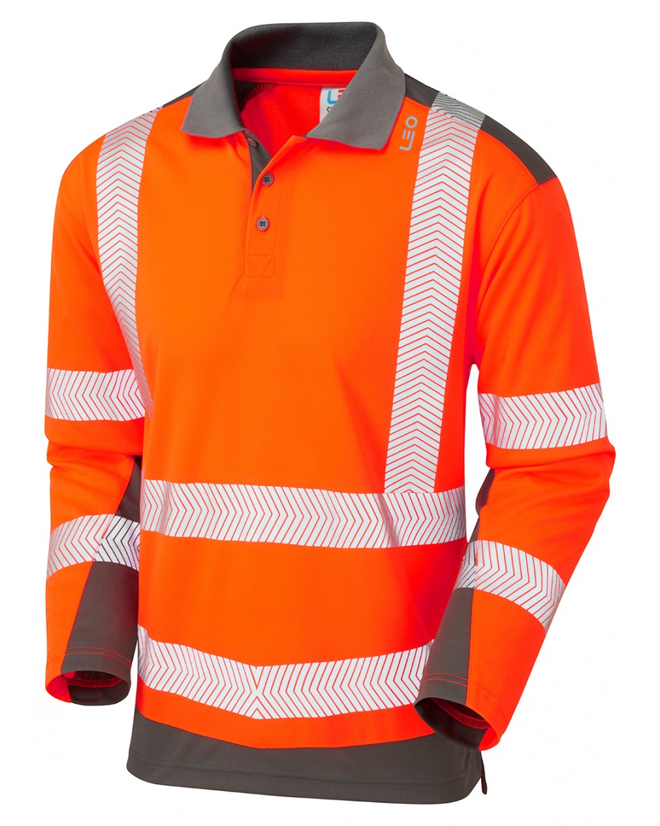Wringcliff Dual Colour Long Sleeve Polo Shirt