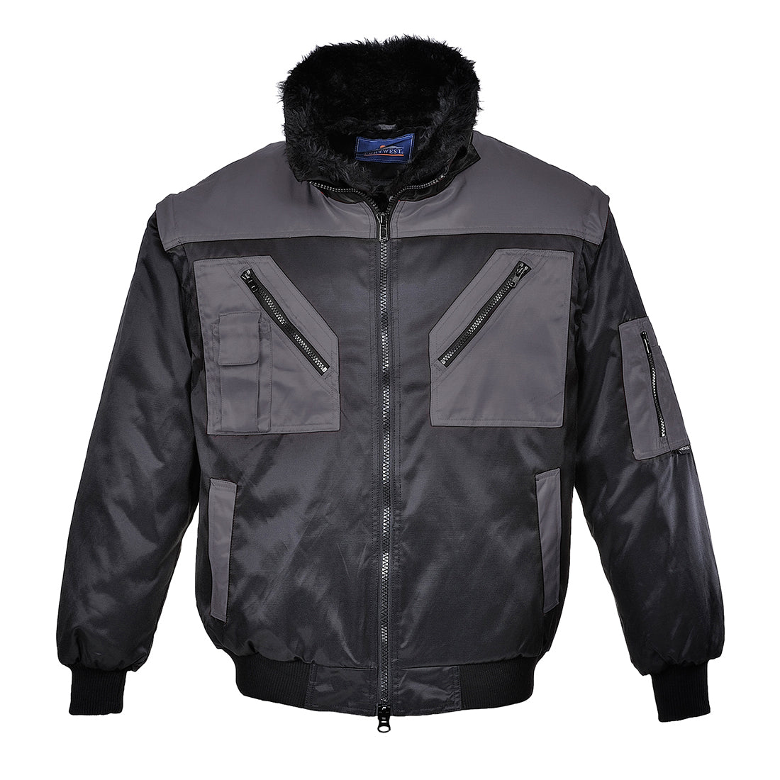 Two Tone Pilot Jacket - Hi-Vis Trousers