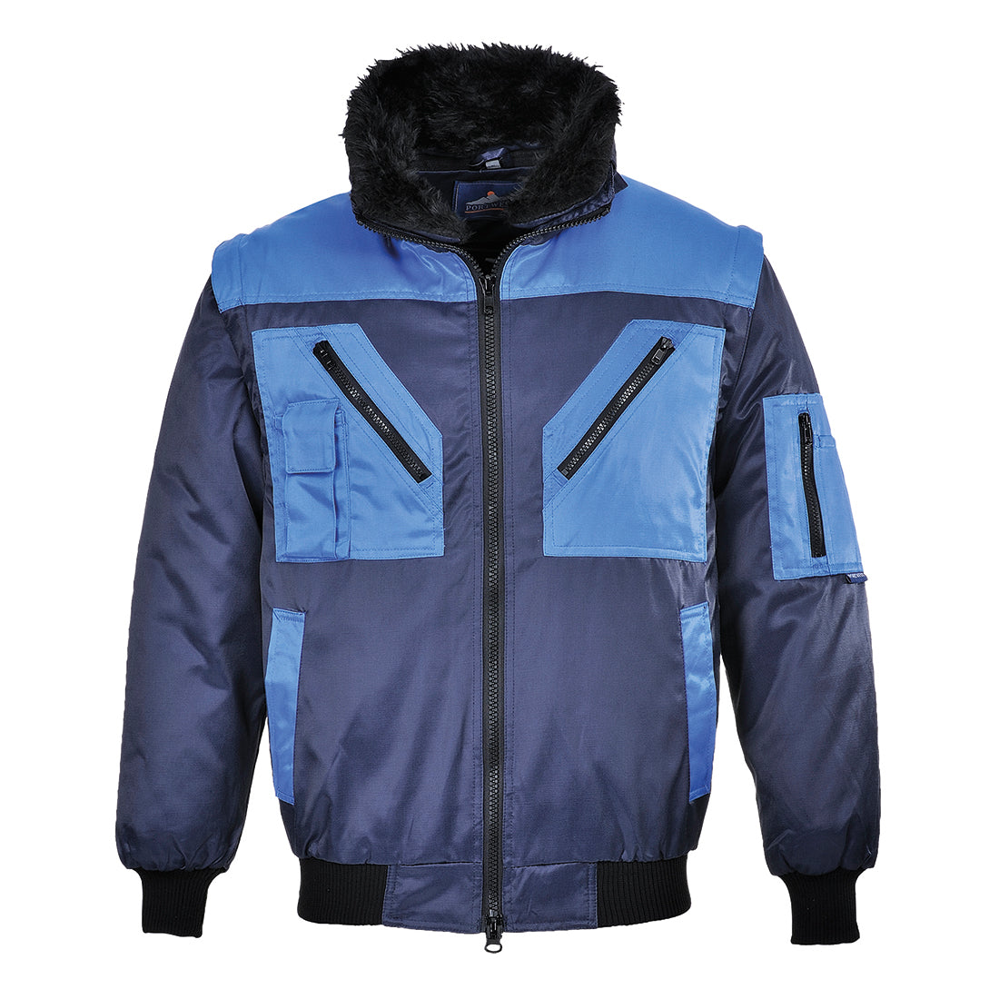 Two Tone Pilot Jacket - Hi-Vis Trousers