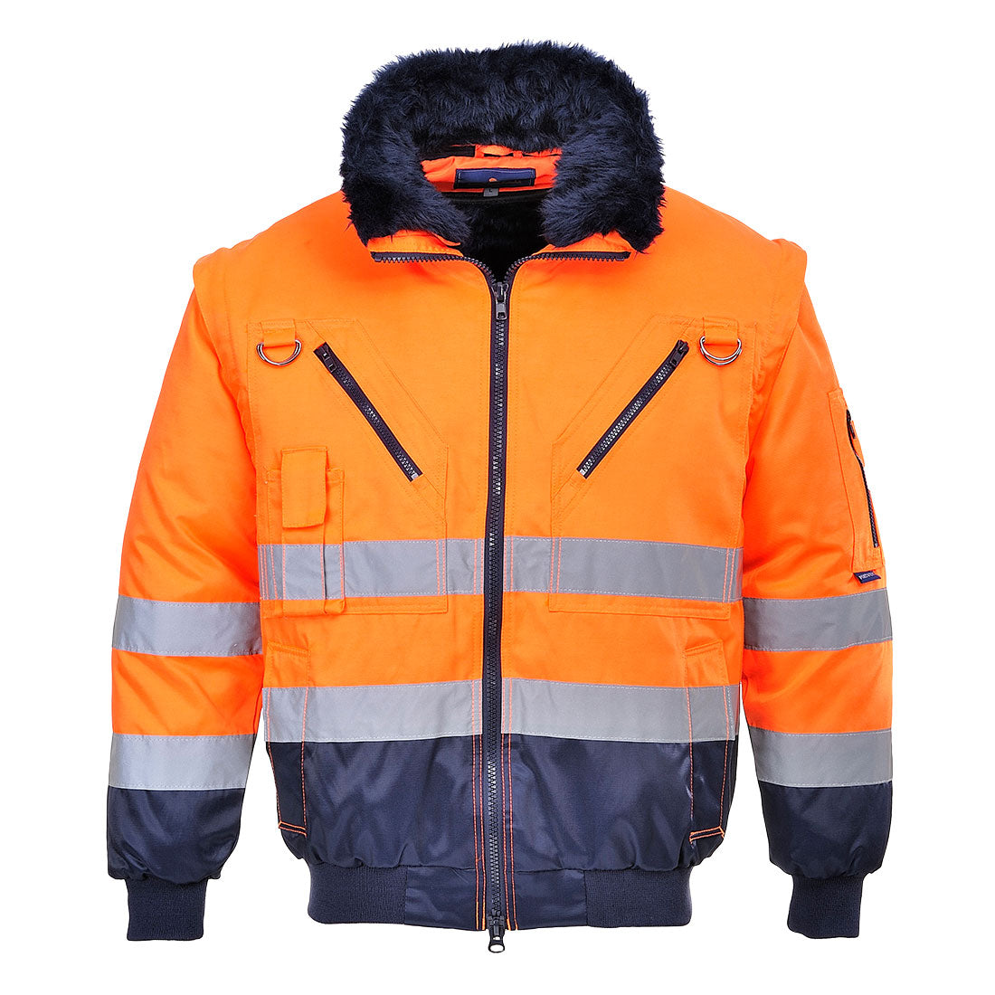 Hi-Vis 3-in-1 Contrast Pilot Jacket Portwest