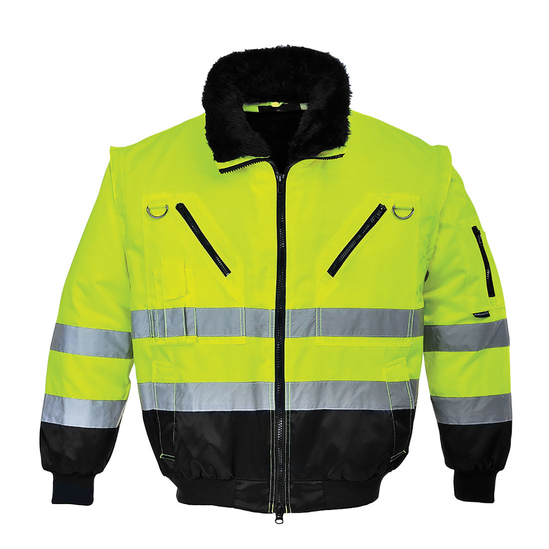 Hi-Vis 3-in-1 Contrast Pilot Jacket Portwest