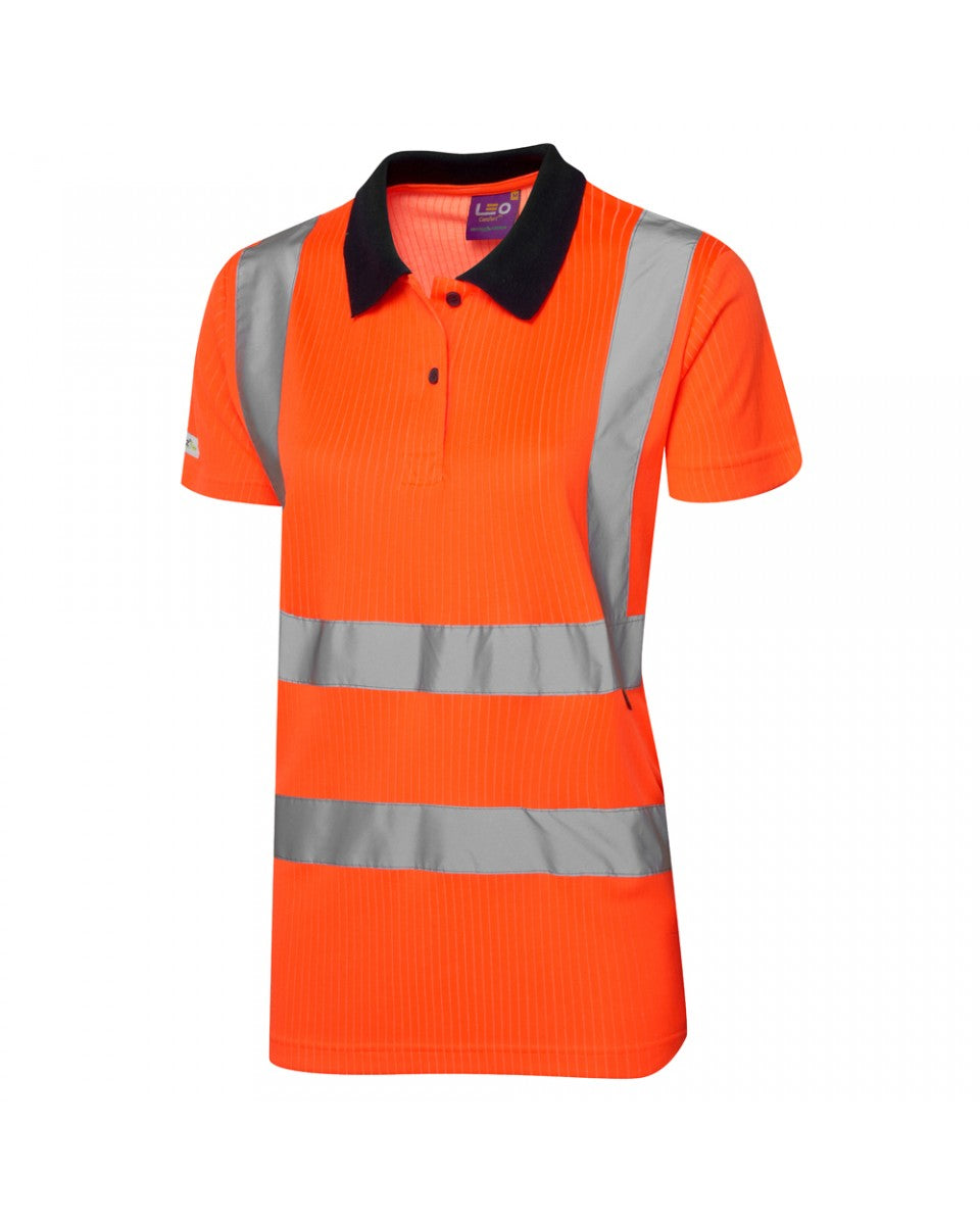 Lana Ladies EcoViz Polo Shirt Leo Workwear