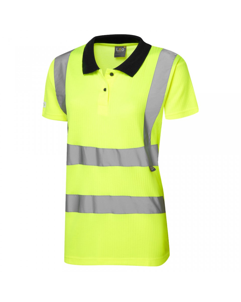 Lana Ladies EcoViz Polo Shirt Leo Workwear