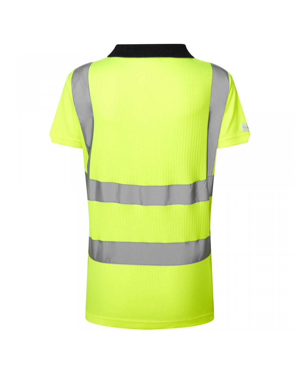 Lana Ladies EcoViz Polo Shirt Leo Workwear