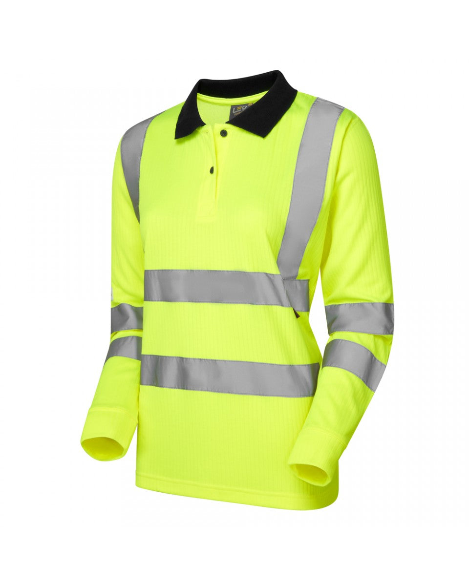 Beaford Long Sleeve Polo Shirt Leo Workwear