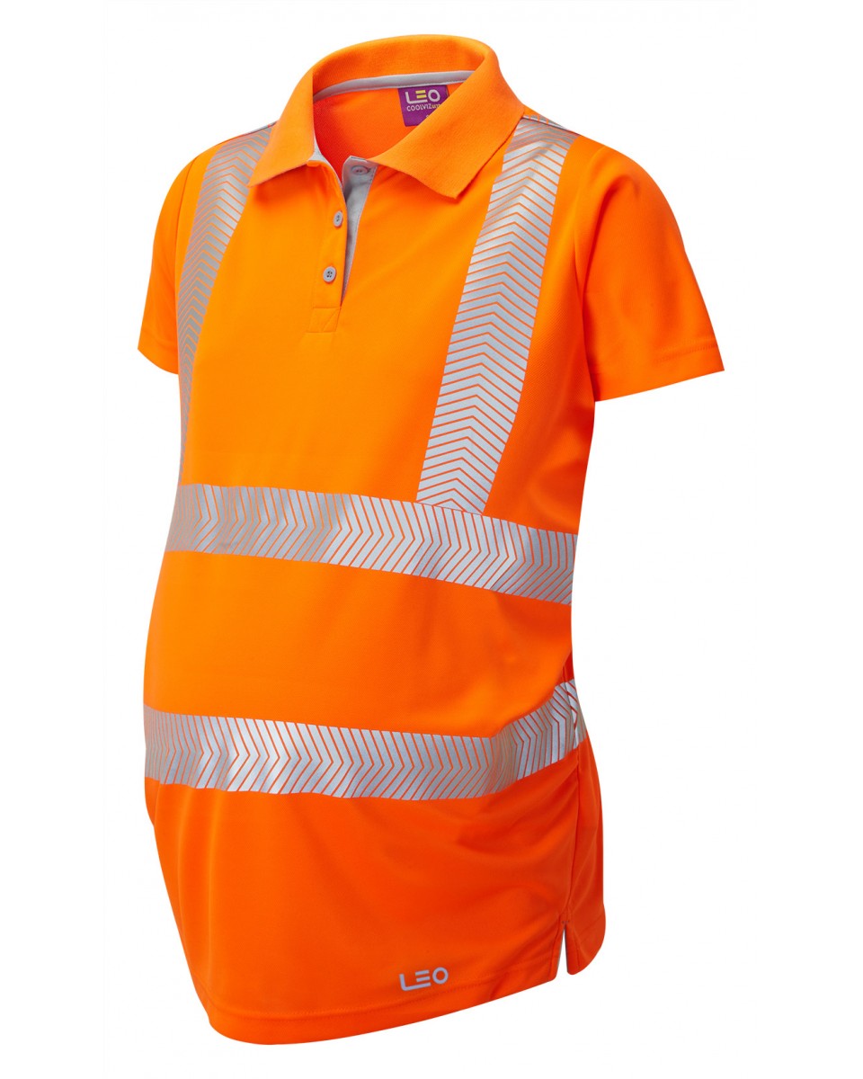 Lovacott Ladies Maternity Polo Shirt Leo Workwear