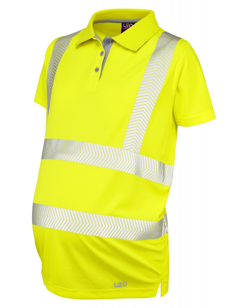 Lovacott Ladies Maternity Polo Shirt Leo Workwear