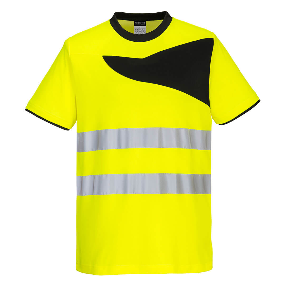 PW2 Hi-Vis Cotton Comfort T-Shirt S/S Portwest