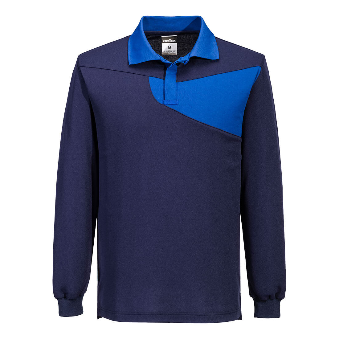 PW2 Cotton Comfort Polo Shirt L/S - Hi-Vis Trousers