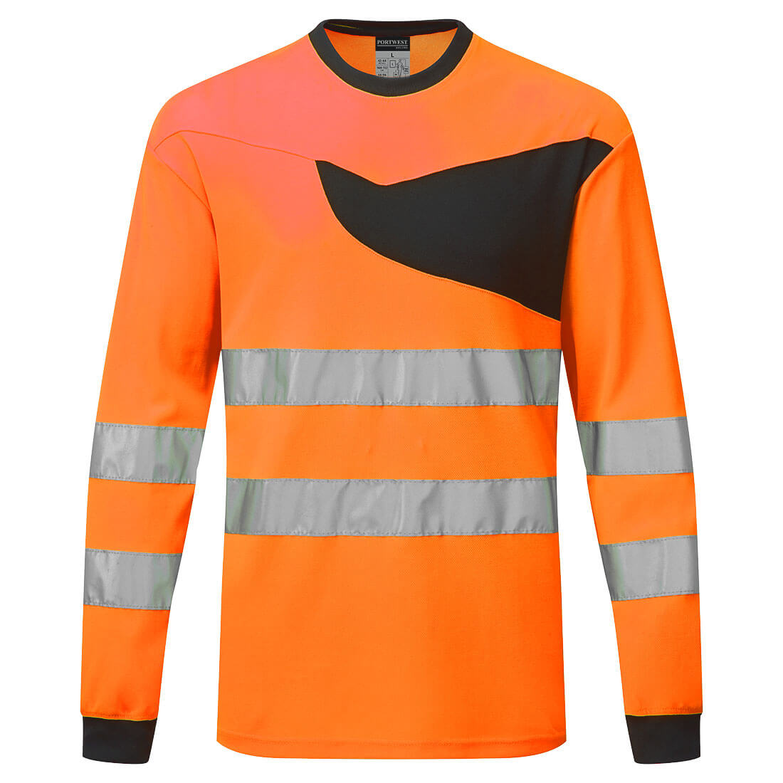 PW2 Hi-Vis T-Shirt L/S Portwest
