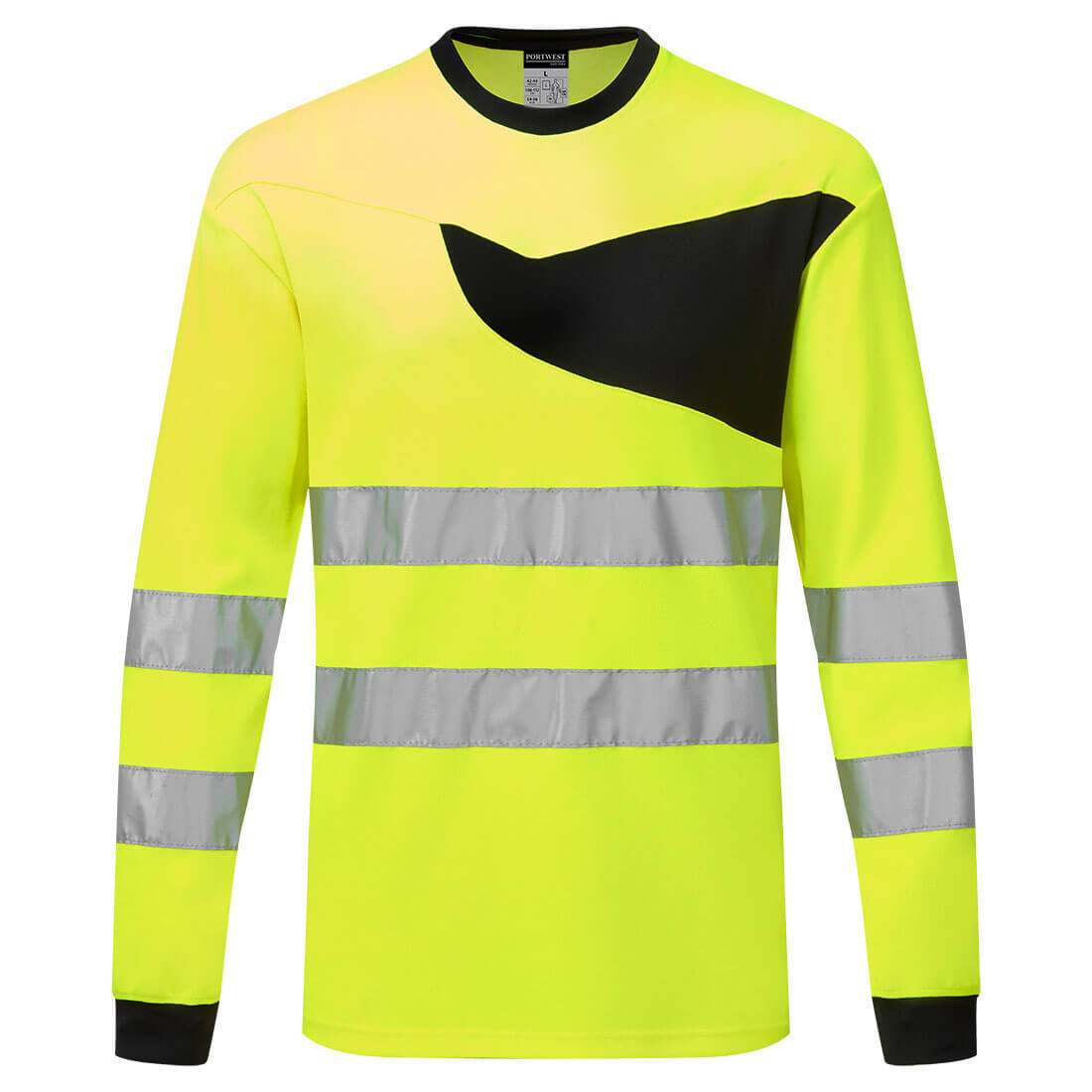 PW2 Hi-Vis T-Shirt L/S Portwest