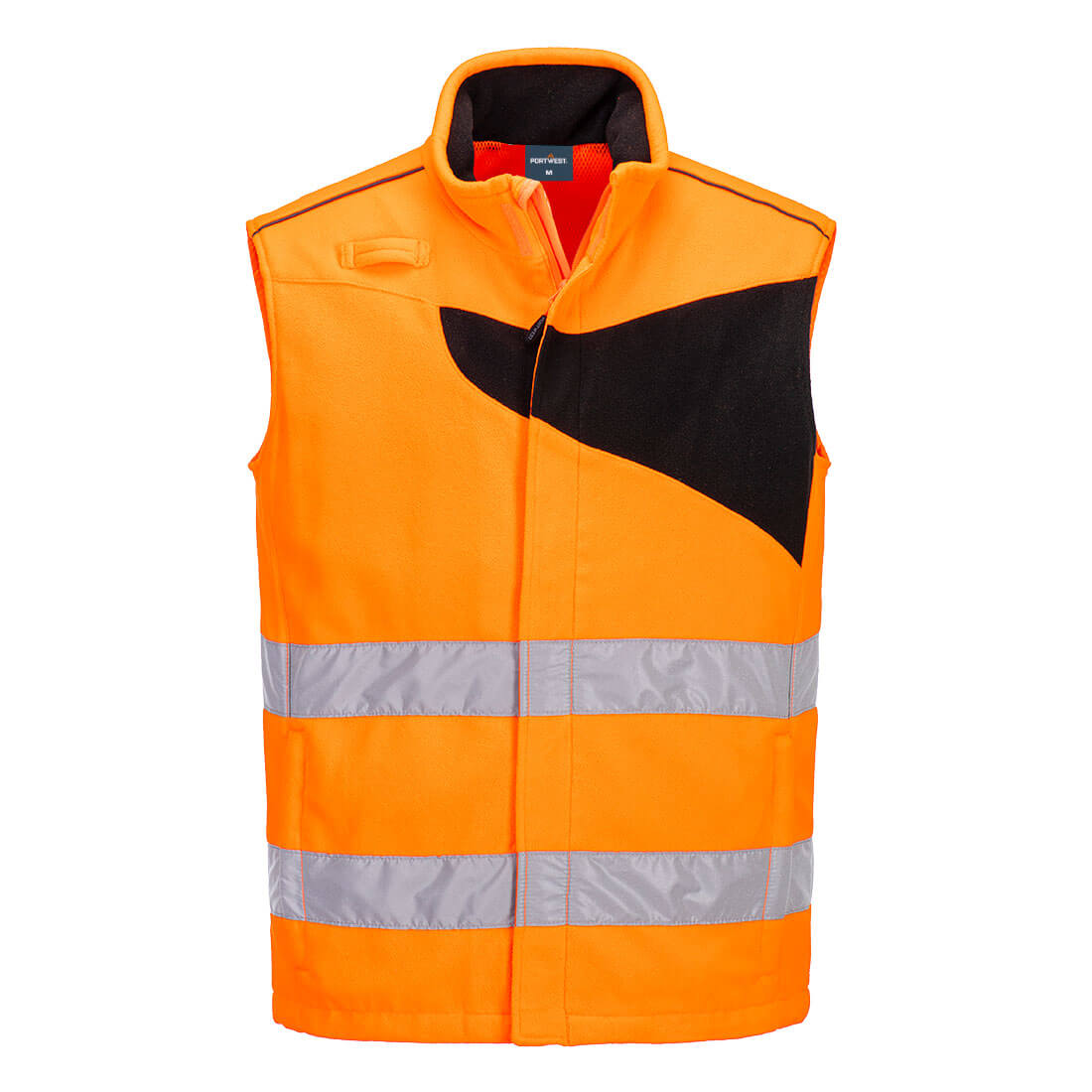 PW2 Hi-Vis Fleece Bodywarmer Portwest
