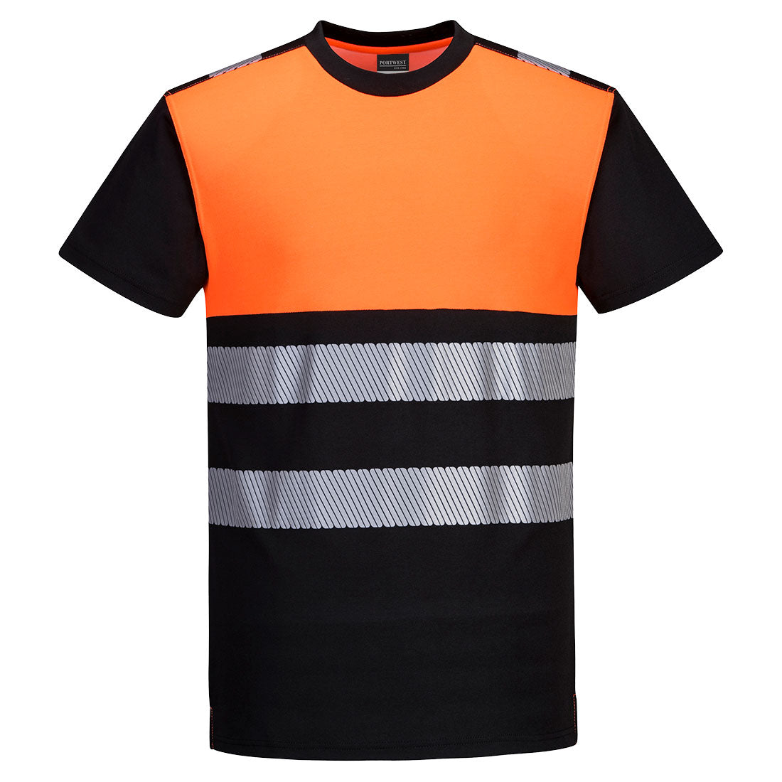 PW3 Hi-Vis Cotton Comfort Class 1 T-Shirt S/S Portwest