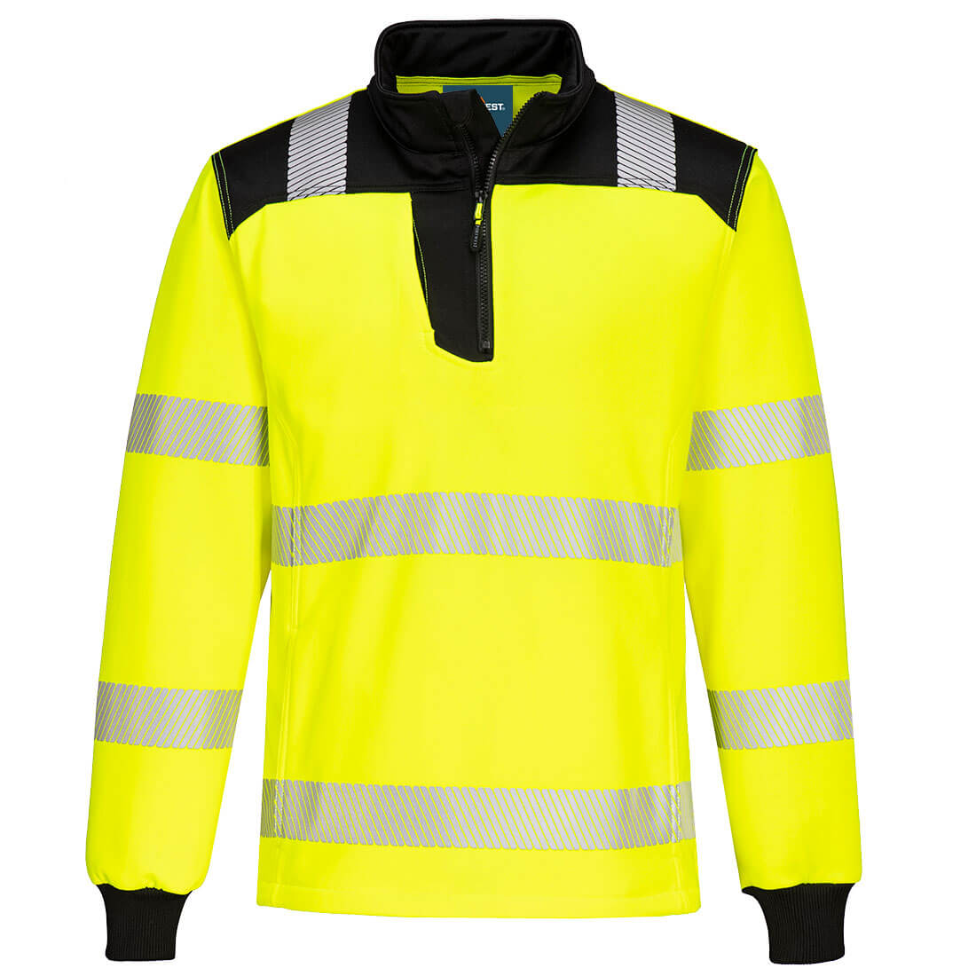 PW3 Hi-Vis 1/4 Zip Sweatshirt Portwest