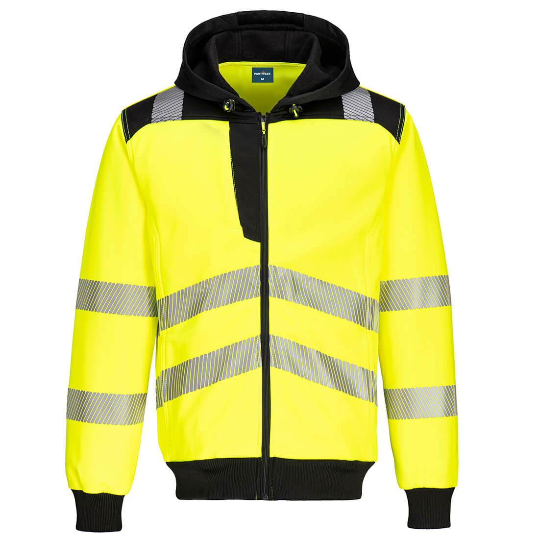 PW3 Hi-Vis Zip Hoodie Portwest