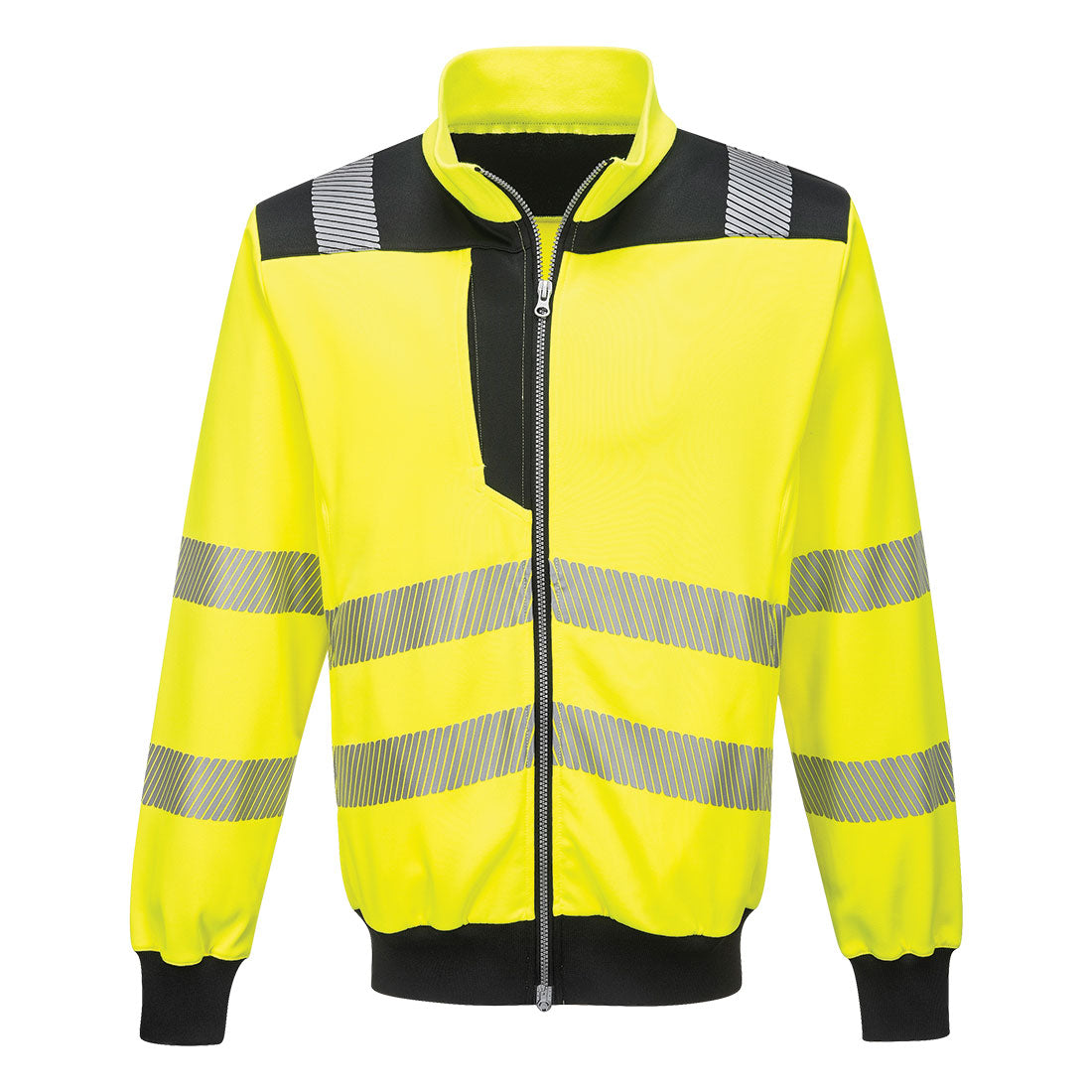 PW3 Hi-Vis Zip Sweatshirt Portwest