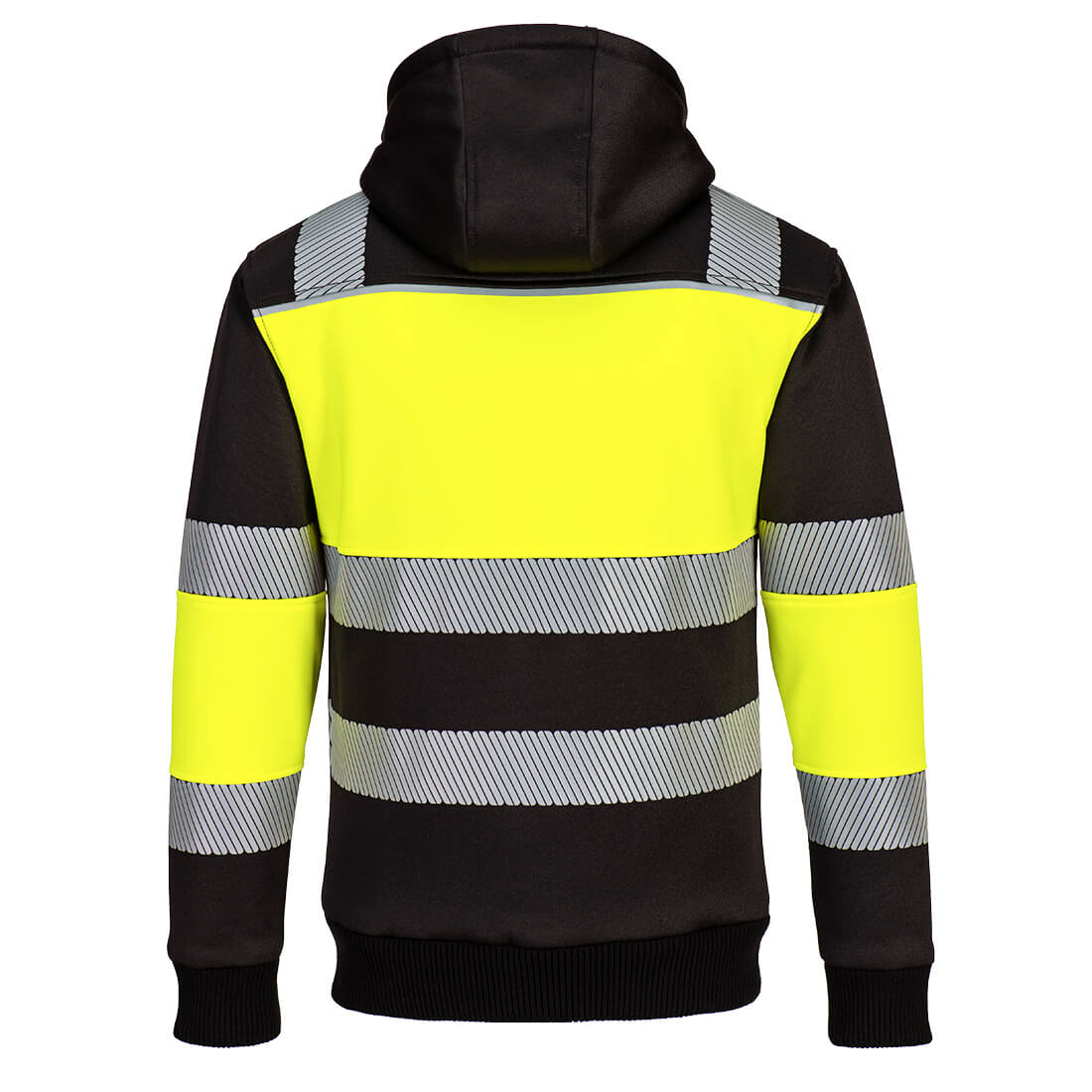PW3 Hi-Vis Zipped Class 1 Winter Hoodie Portwest