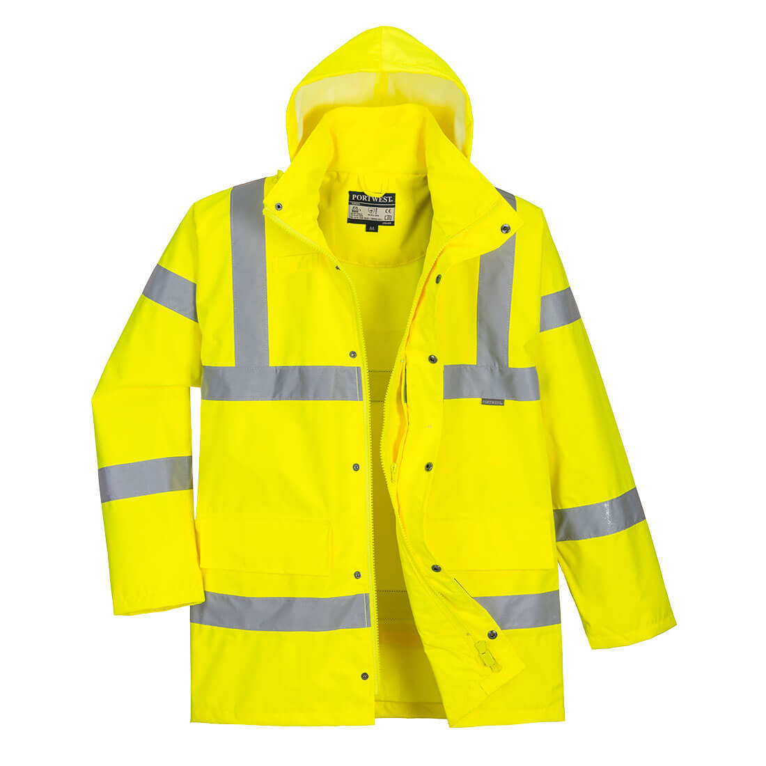 Hi-Vis Breathable Rain Traffic Jacket Portwest