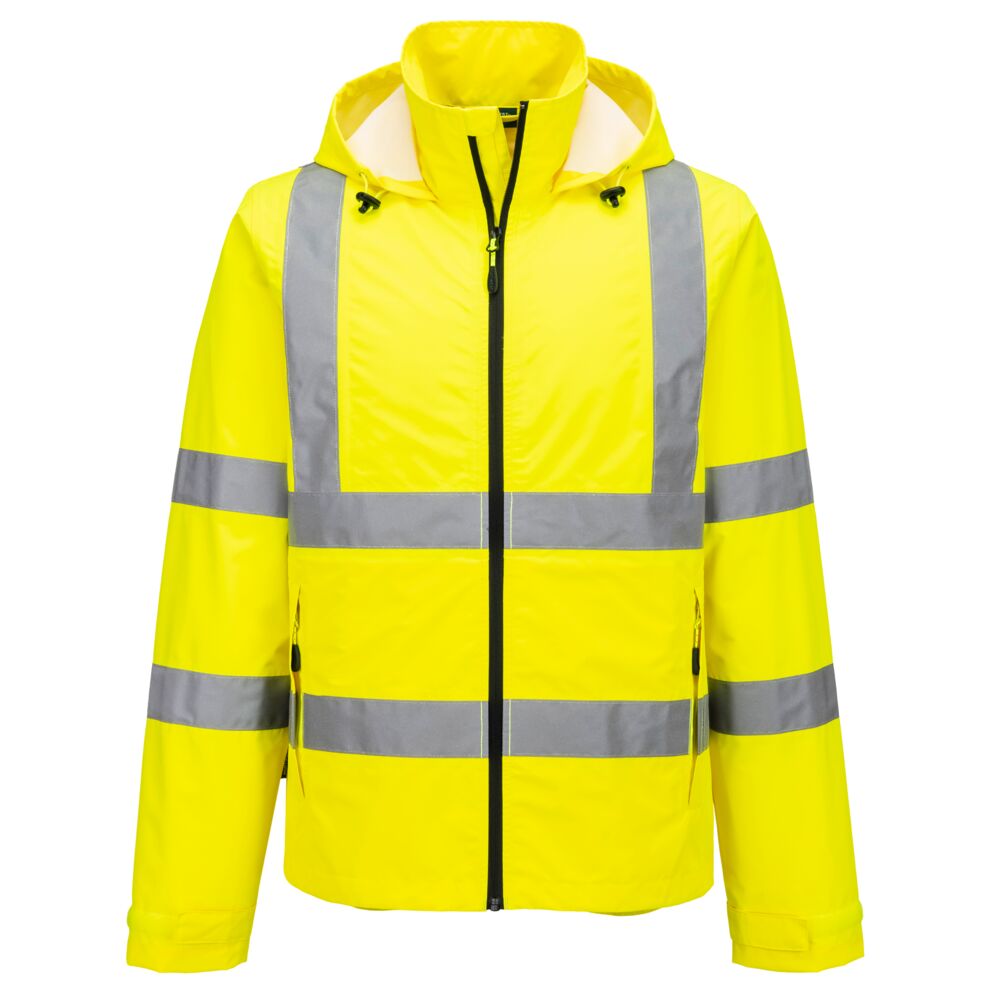Hi-Vis Lightweight Packable Jacket Portwest