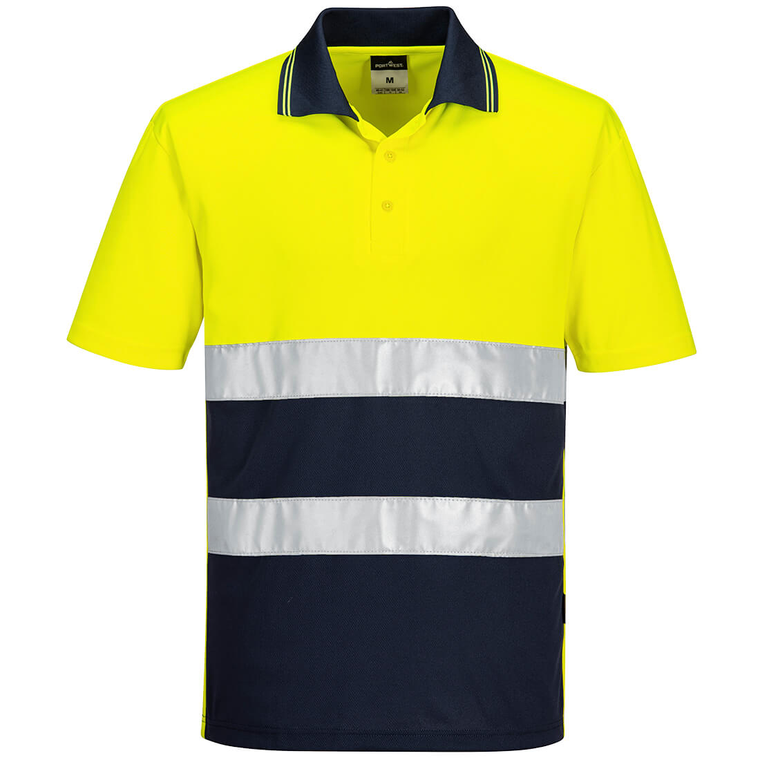 Hi-Vis Lightweight Contrast Polo Shirt S/S - Hi-Vis Trousers