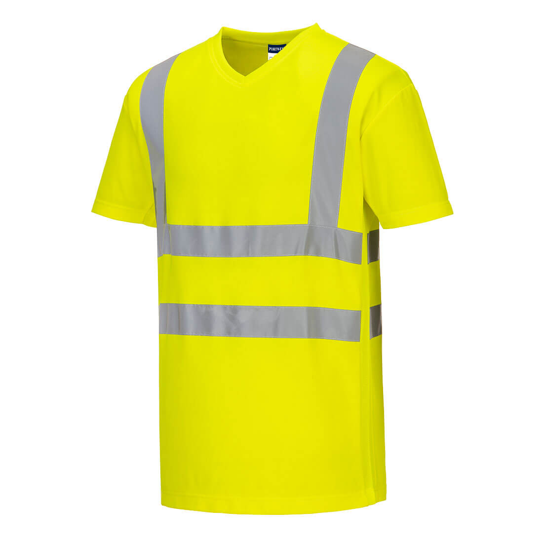 Hi-Vis Cotton Comfort Mesh Insert T-Shirt S/S Portwest