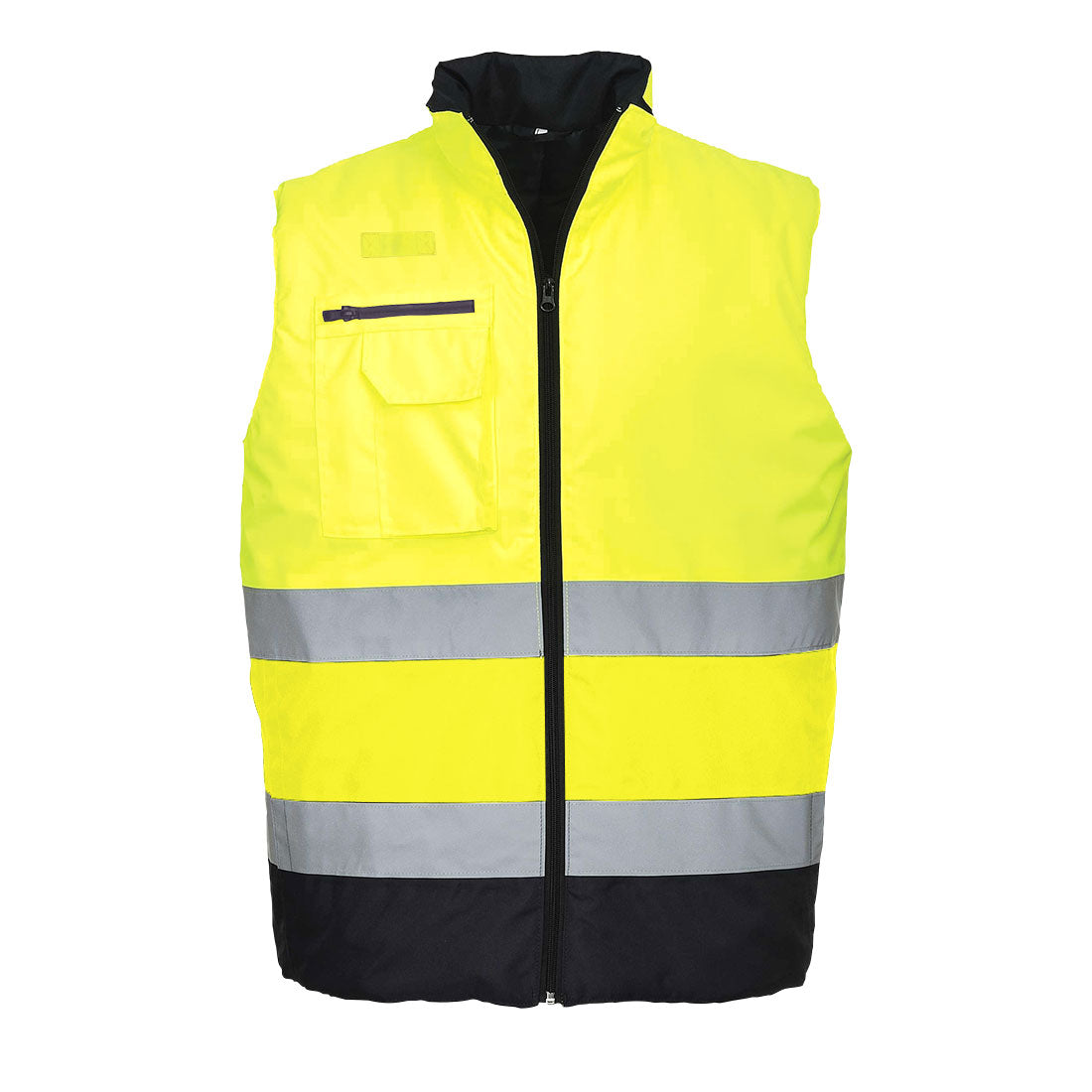 Hi-Vis Contrast Bodywarmer Portwest