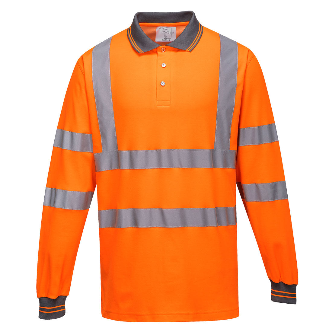 Hi-Vis Cotton Comfort Polo Shirt L/S - Hi-Vis Trousers