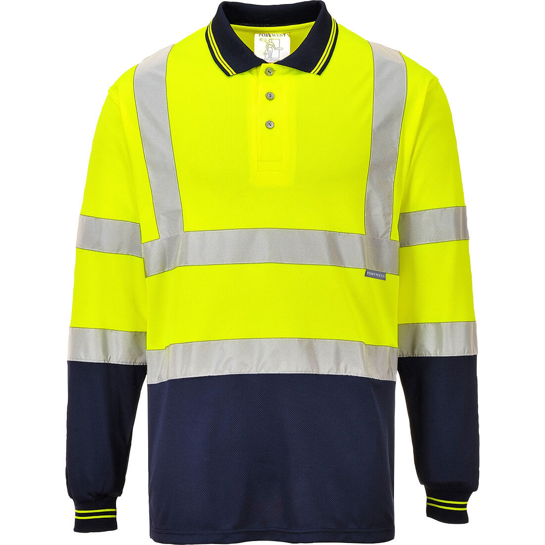 Hi-Vis Contrast Polo Shirt L/S - Hi-Vis Trousers