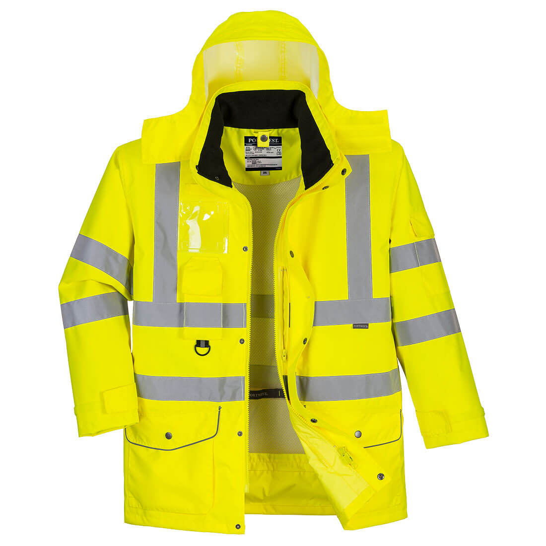 Hi-Vis Breathable 7-in-1 Traffic Jacket Portwest