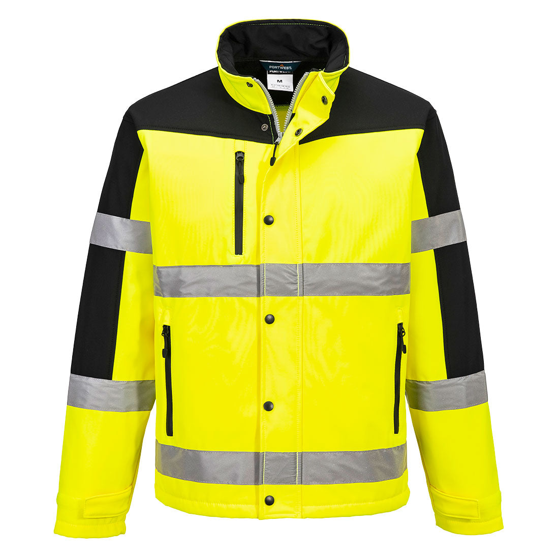 Hi-Vis Contrast Softshell (3L) Portwest