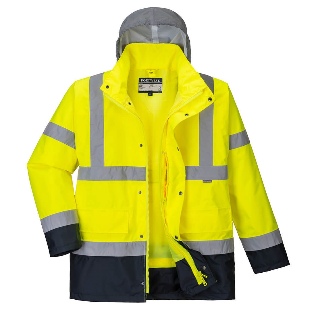 Hi-Vis 4-in-1 Contrast Traffic Jacket Portwest